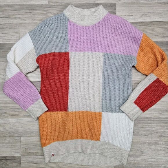Lego Sweaters - Lego Target Exclusive Sweater Womens Colorful Block Pattern Knit Small Casual